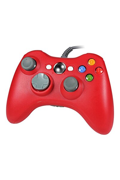 OEM Xbox 360 Kablolu Oyun Kolu (pc Ve Xbox 360 Uyumlu) - Kırmızı