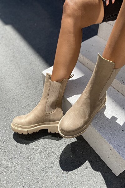 İnan Ayakkabı Cizme și ghete NUDE pentru femei 21INA115