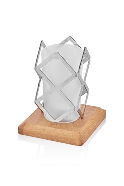 Narin Kare - Tealight - Ahşap Standlı