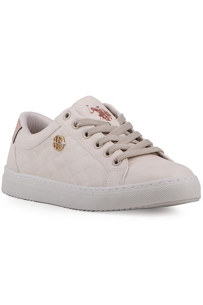 U.S. Polo Assn. Beige - U.S. Polo Assn Tiggy Lace-up Women's Sneakers