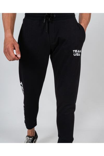 Usa Sweatsuit Jogger Black