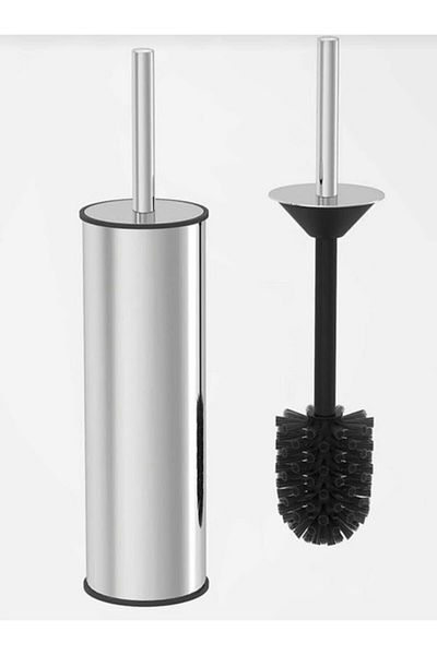 MFS Stainless Chrome Toilet Brush Shiny Toilet Bowl Brush