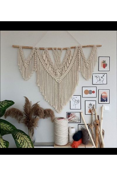 Foksan Deri Macrame Wall Ornament