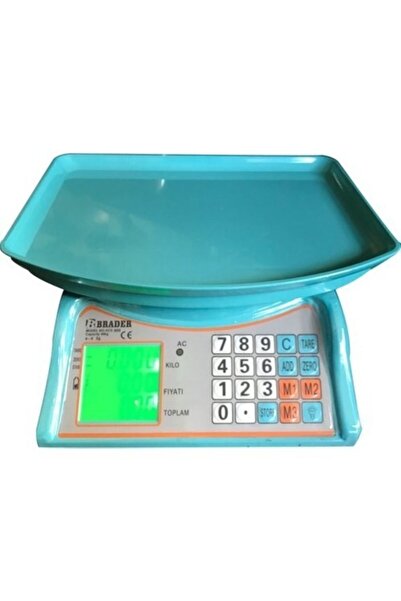 Brader Yeni Model Renkli Elektronik Dijital Manav Market Pazarcı Mutfak Teraz...