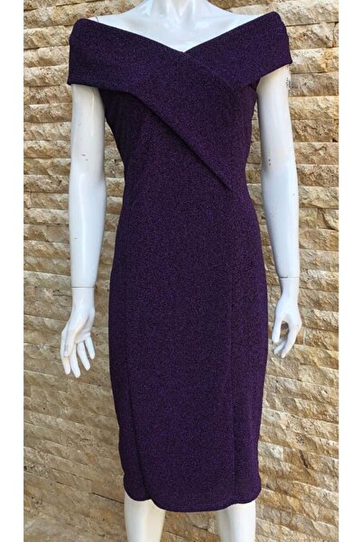 Arin Kadın Büyük Beden Ön Arka V Kolsuz Büyük Beden Elbise 38596