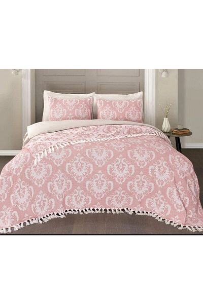 Sarev Farah V3 Double Bedspread with Powder Tassels