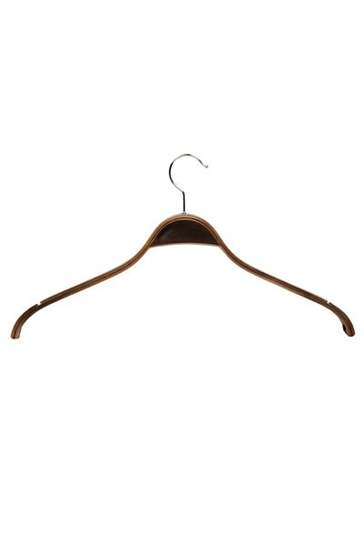 NYN Wooden Hanger with Bar Shirt Pants Hanger Walnut Color 6 Pieces