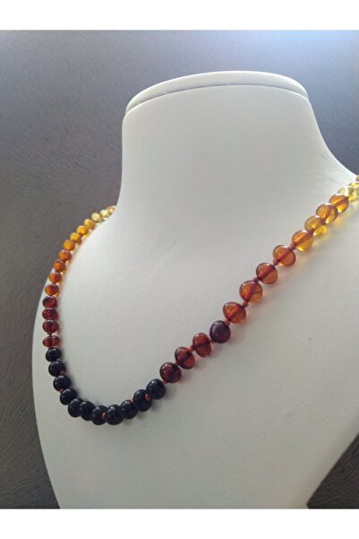 NİSSBEBE Sertifikalı Orijinal Kehribar Bebek Diş Kolyesi 32-33 Cm 0-3 Yaş