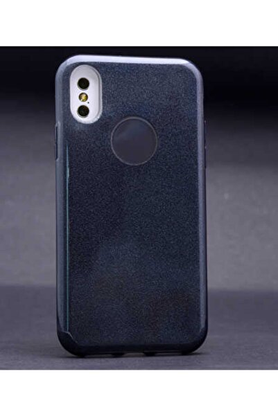 zore iPhone X Compatible Case Shining Silicone Color Black