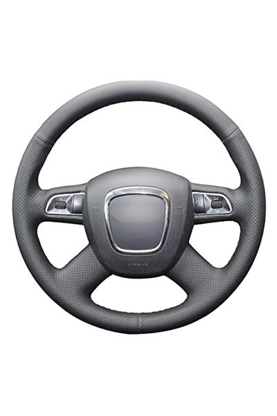 Fox Audi A4 B7 B8 Modellere Uyumlu Araca Özel Deri Direksiyon Kılıfı