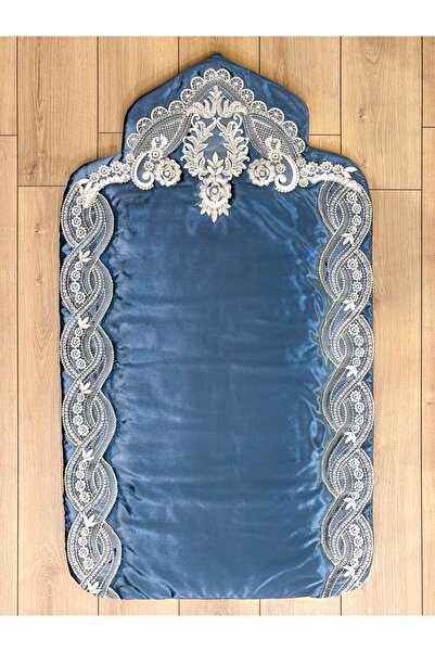 Creativehome Sude Mavi Seccade, Kadife, Kalın Ve Yumuşak, El Yapımı, Lüks, Ka...