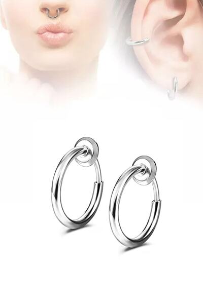 TakıConcept Cerrahi Çelik Sahte Septum,kıkırdak,dudak,kulak Piercing 2 Adet