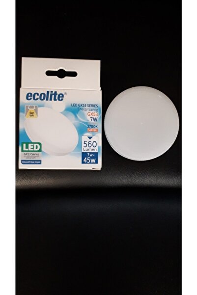 Ecolite 7w Gx53 Led Ampul G.ışığı(sarı Işık)