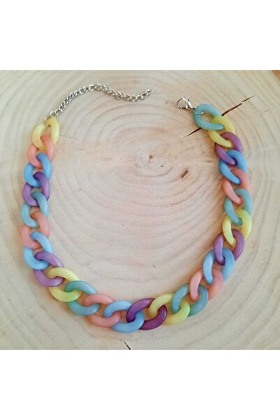 canan dizayn العظام الاكريليك سلسلة قلادة مسحوق مختلط