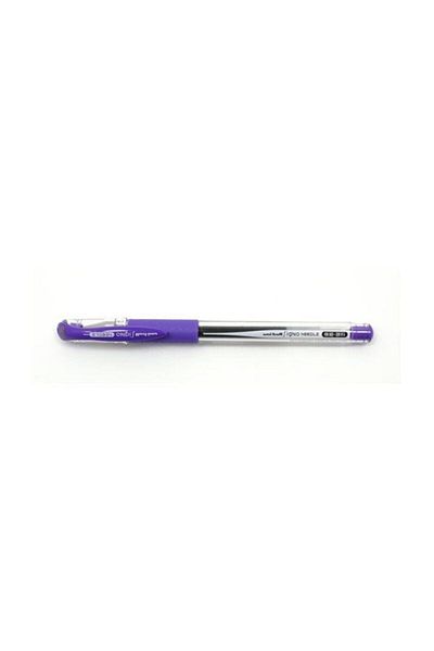 Unibal L Signo Needle Gel Needle Tip Pen 0.38 Purple 3 Pieces