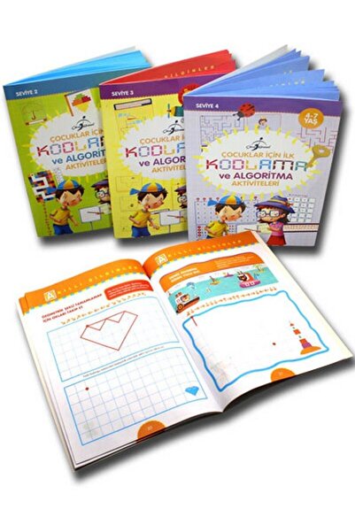 Çocuk Gezegeni Çocuklar Için Ilk Kodlama Ve Algoritma Aktiviteleri - 4 Kitap