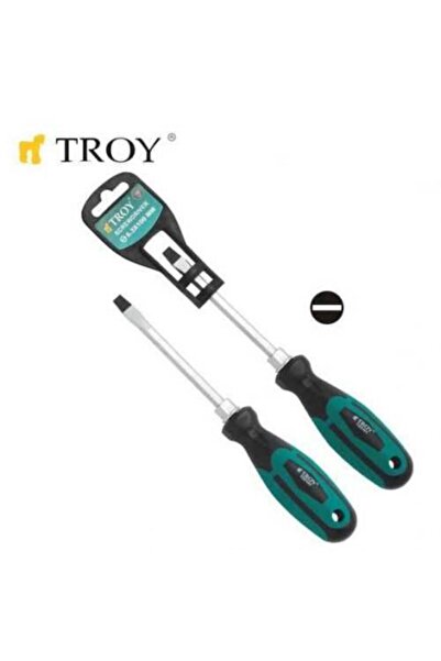 TROY 22101 Tornavida - Düz (6,3x100mm)