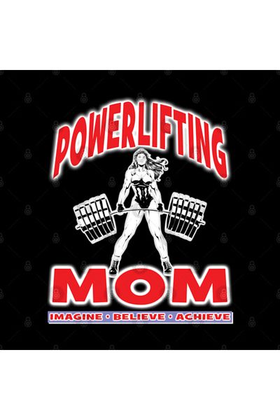 Pixxa كوب كوب من Powerlifting Mom Imagine Believe Achieve Tee وأفكار الهدايا