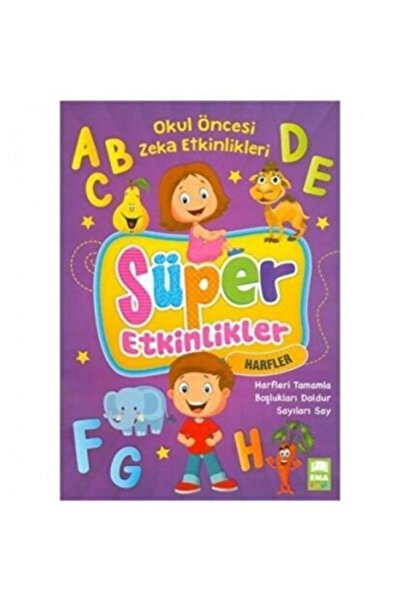 Generic Brand Okul Öncesi Zeka Etkinlikleri - Süper Etkinlikler - Harfler - B...