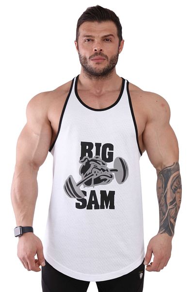 Big Sam Sleeveless Strappy Fitness Training Tank Top 2295