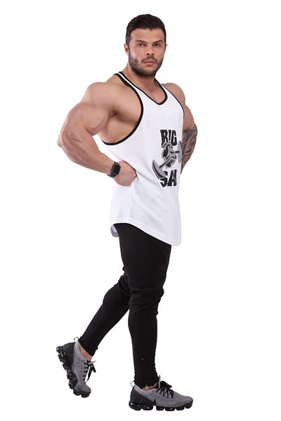 Big Sam Sleeveless Strappy Fitness Training Tank Top 2295