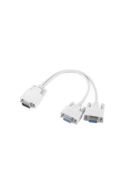 Tenon Vga Çoklayıcı 1 Erkek To 2 Dişi 25cm Kablo