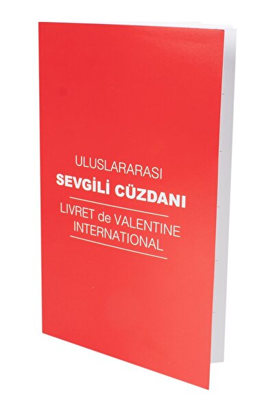 Kına Atölyesi Kırmızı Sevgili Cüzdanı