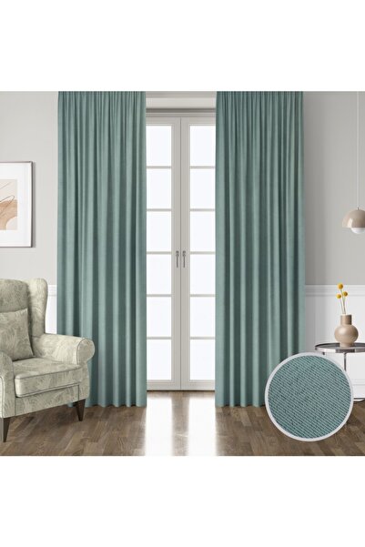 Mürdüm Perde Dark %100 Blackout Işık Geçirmez Fon Perde