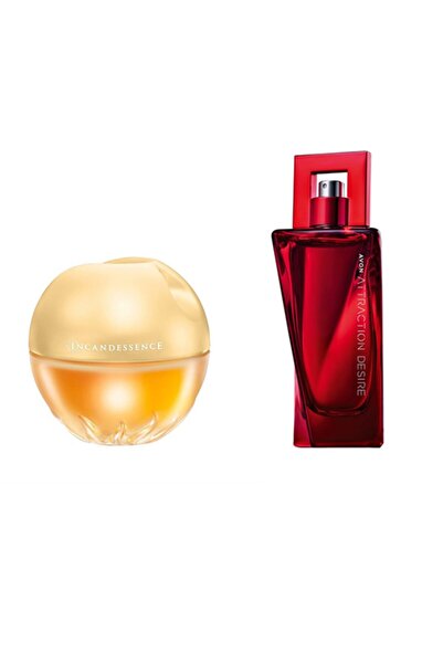 AVON Incandessence Edp 50 L + Attraction Desire Edp 50 Ml 2li Kadın Set