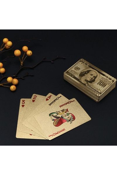 Hormiga Poker Playing Cards Swamp Game Cards Gold Plated Deck Paper Game Set