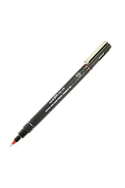 UNİ-BALL Uniball Pin 01-200 0.1 Mm Red Drawing Pen 3 Pieces