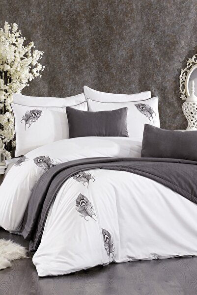 Minelya Home Collection 9 Piece Diamond Velvet Bed Runner Covered Penna Doubl...