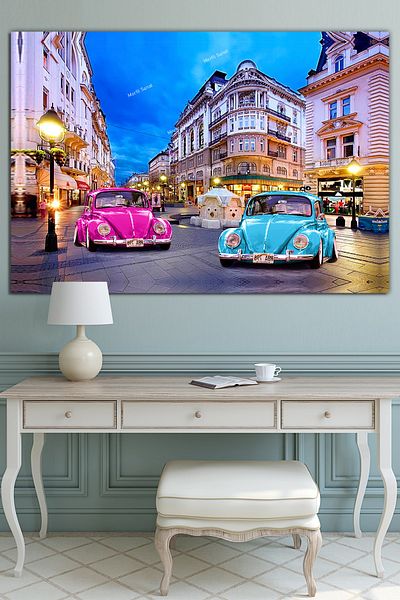 Morfil Sanat Atölyesi Vosvos colorați și pictură pe pânză în oraș