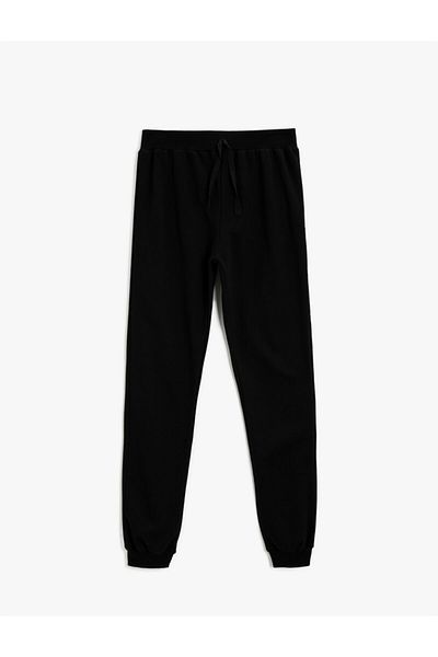 Koton Cotton Sweatpants with Elastic Waist