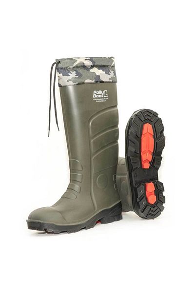 Polly Boot Galaxy Vega Khaki Long Boots - Conch, Model 43