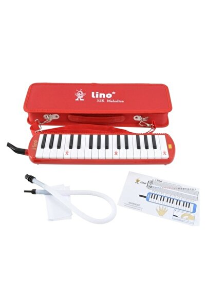 Lino Melodika 32 Tuşlu 32k Çantalı Renkler Kırmızı