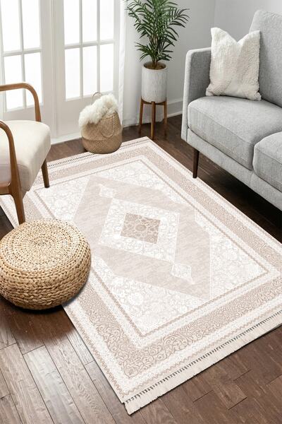 Modern home Klasik Çerçeve Detaylı Dijital Baskı Makinada Yıkanabilir Antibak...