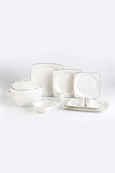 Neva N3030 Lilyum 60 Prç Premıum Kare Yemek Takımı