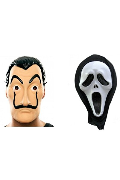 Genel Markalar 2 Adet Karnaval Parti Maskesi La Casa De Papel Ve Çığlık Maskesi