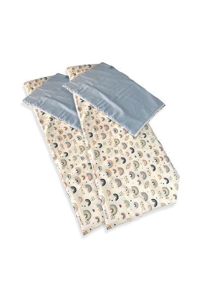 Bebek Özel Baby Kids Crib Edge Protection 70x130 For Crib (4 Pieces) Rainbow ...