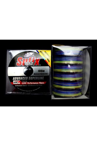 SUFIX 832 Advanced Rope Fishing Line 100m Multicolar