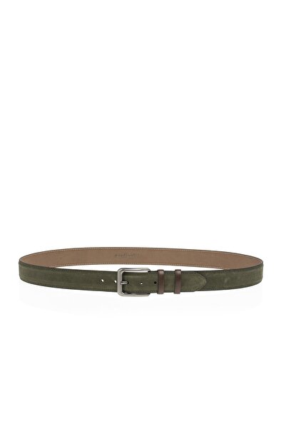 SARDINELLI Erkek Deri Tokalı Hakiki Süet Deri Kemer