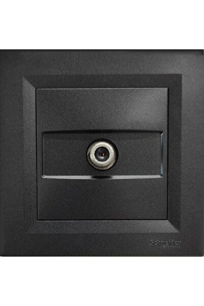 Schneider Electric Asfora Antrasit Tv Prizi ( Uydu ) + Çerçeve