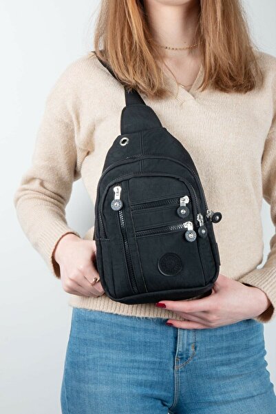 KYLE XM Unisex Μαύρη τσάντα στήθους Cross Body Bag