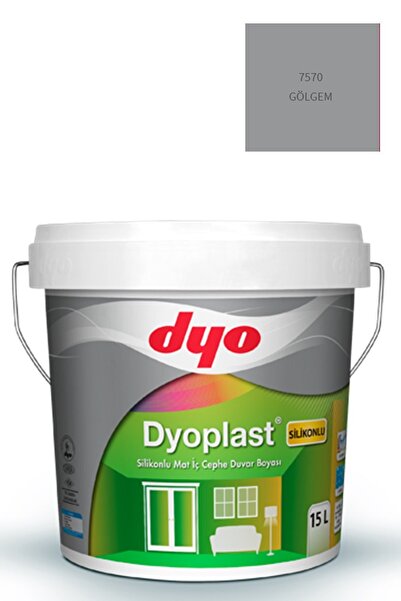 Dyo Plast Silikonlu Mat Iç Cephe Duvar Boyası 7570 Gölgem 15 Lt