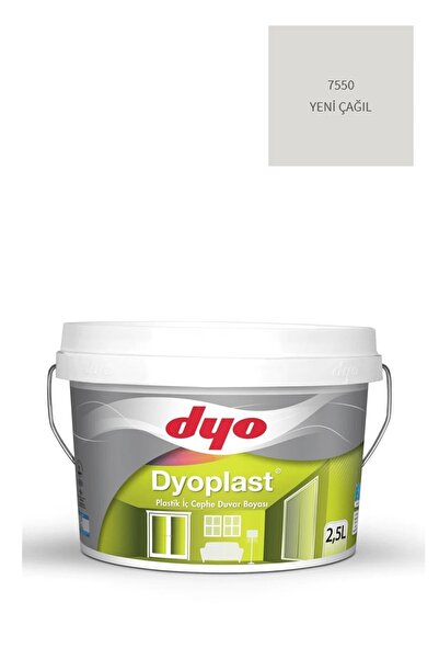 Dyo Plast Plastik Iç Cephe Duvar Boyası 7550 Yeni Çağıl 2,5 Lt