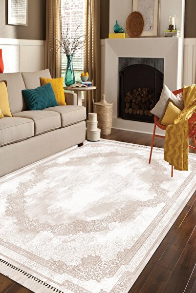 Modern home Modern Tasarım Pastel Renklerde Kaymaz Taban Makinada Yıkanabilir...