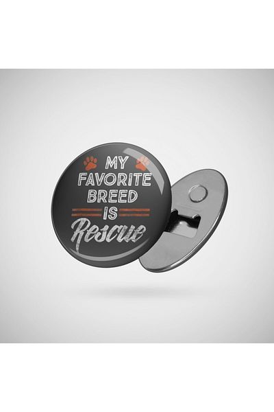 Fizello Η αγαπημένη μου ράτσα είναι Rescue - Ανοιχτήρι Pet Dog Mutt Lover