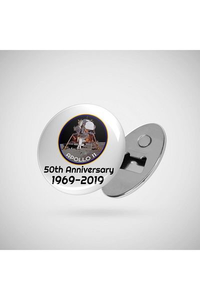 Fizello Apollo 11 Nasa Space Moon Landing Ανοιχτήρι με λογότυπο αστροναύτη