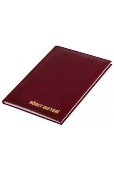 Gülpaş Öğretmen Nöbet Defteri Ciltli Suni Deri Ip Dikişli 100 Yaprak